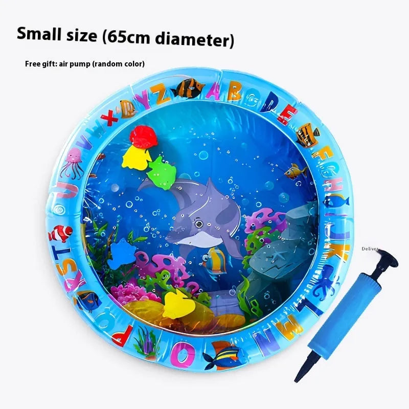 Inflatable PVC water cooling mattress for pets in dolphin design