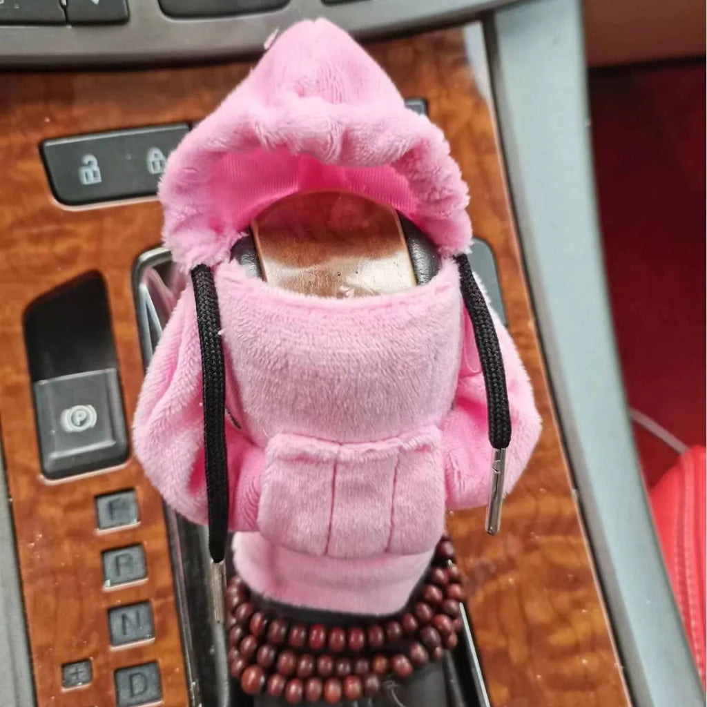 Dutch velvet car gear shift knob cover and handbrake sleeve in multiple colour options.