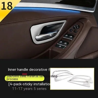 BMW 5 Series interior handle decorative strips set of four for F10 F11 models