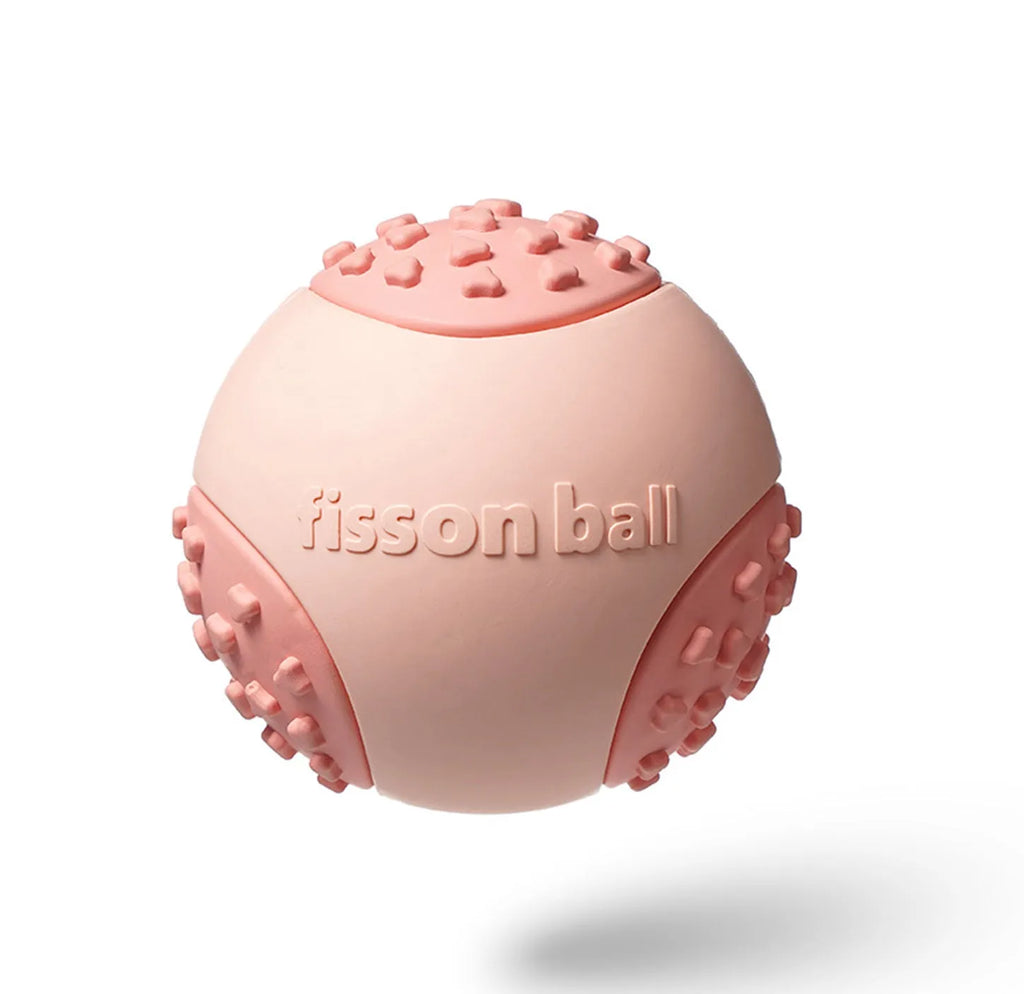 Green rolling ball dog toy for small medium dogs with 64mm diameter