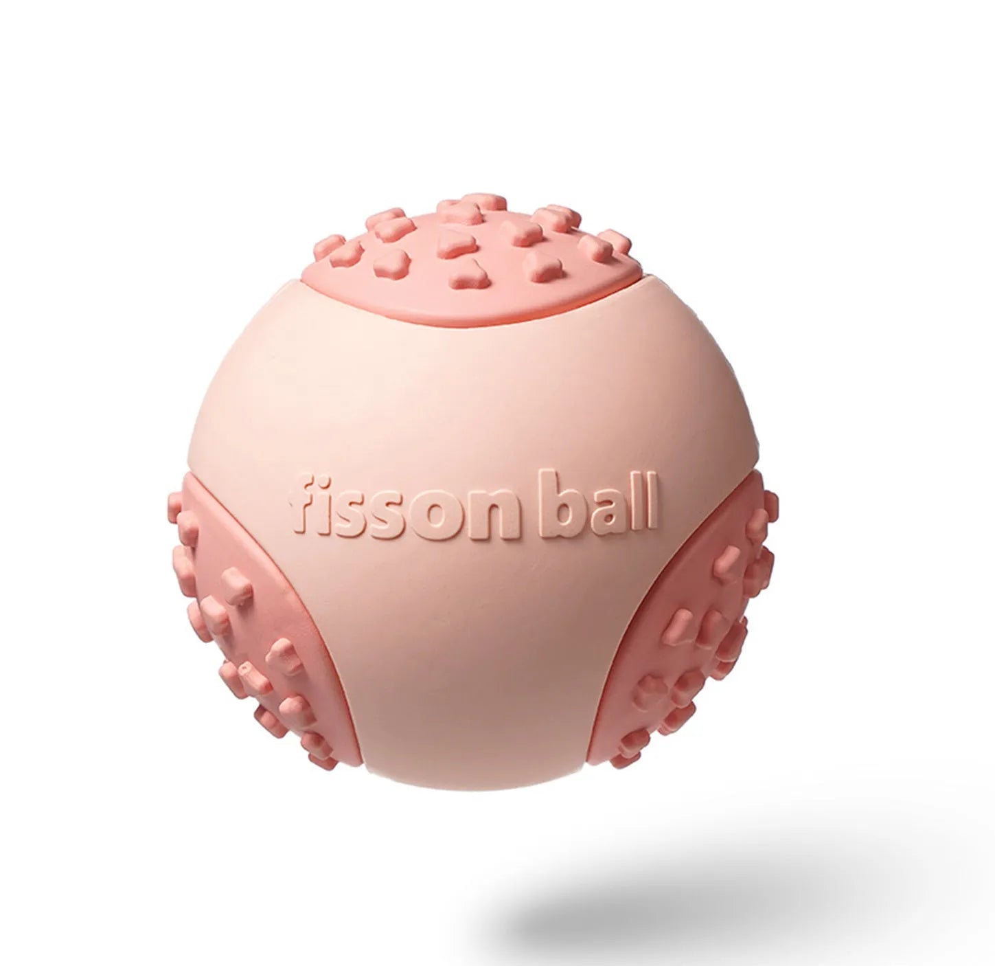 Green rolling ball dog toy for small medium dogs with 64mm diameter