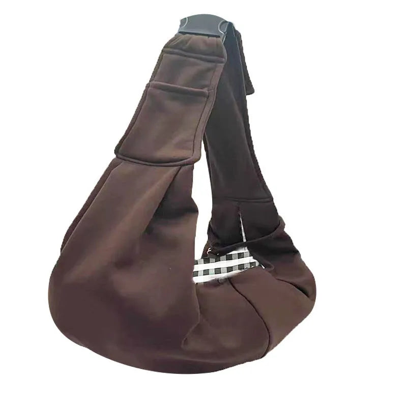 Cat messenger bag backpack with breathable mesh panels in multiple colour options showing folding design