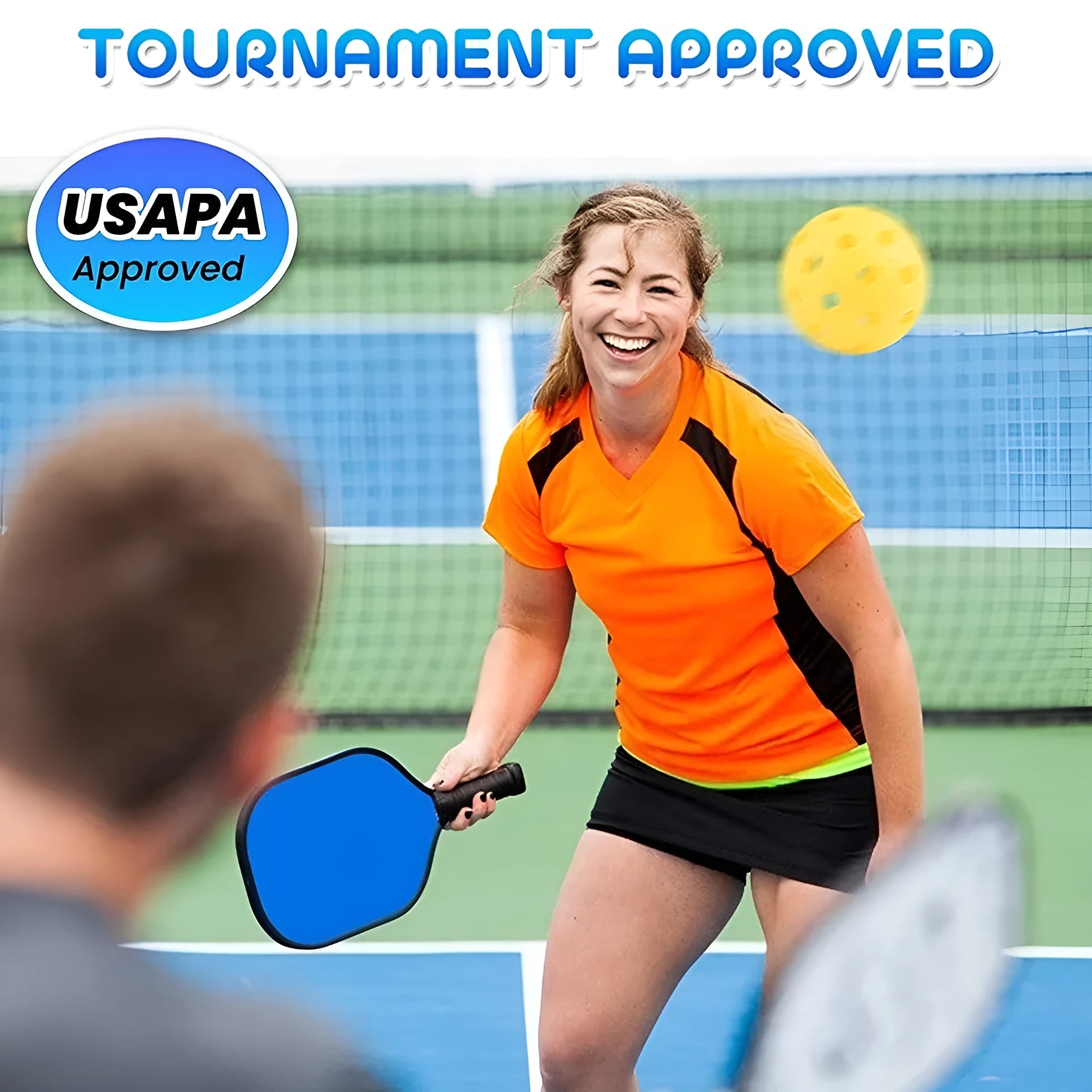 Wooden table tennis racket for adults and beginners, also used for pickleball