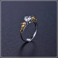 Black gold copper crown ring for cosplay jewellery in multiple sizes