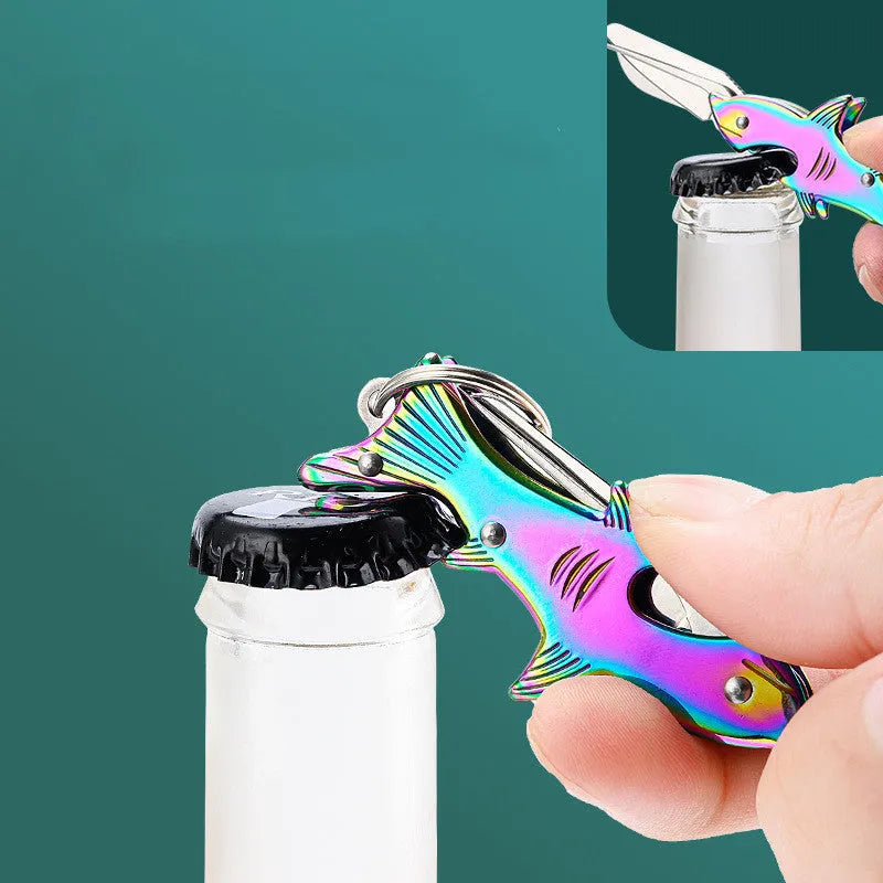 304 stainless steel multi-functional pocket knife with non-slip grip, gold finish