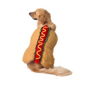 Pet dog or cat in a hot dog sandwich costume with magic stickers, XS to XXL sizes