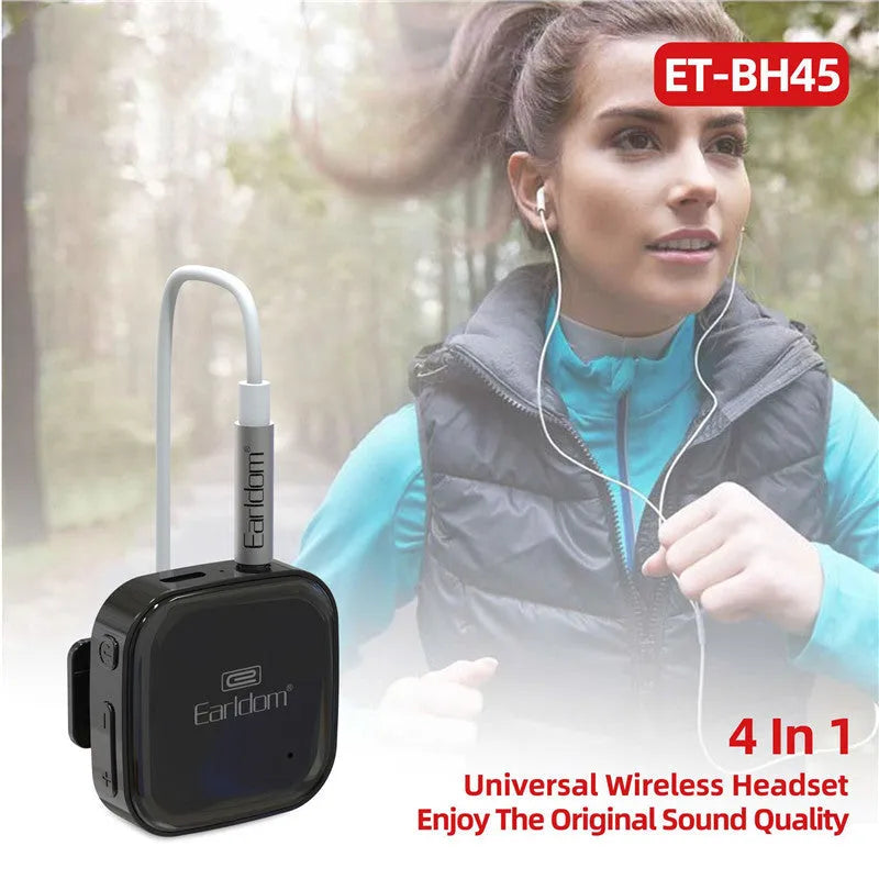 Bluetooth lavalier headphones with voice control in black, grey, red and second generation colour options