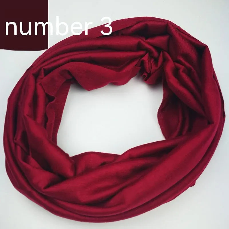 Seamless magic headscarf in polyester for outdoor sports showing tube bandana design