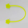 Silicone wire winder with magnet for organising headphone and computer cables in various colours