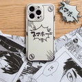 Space original manga Japanese hand-painted line art TPU mobile phone shell for iPhone