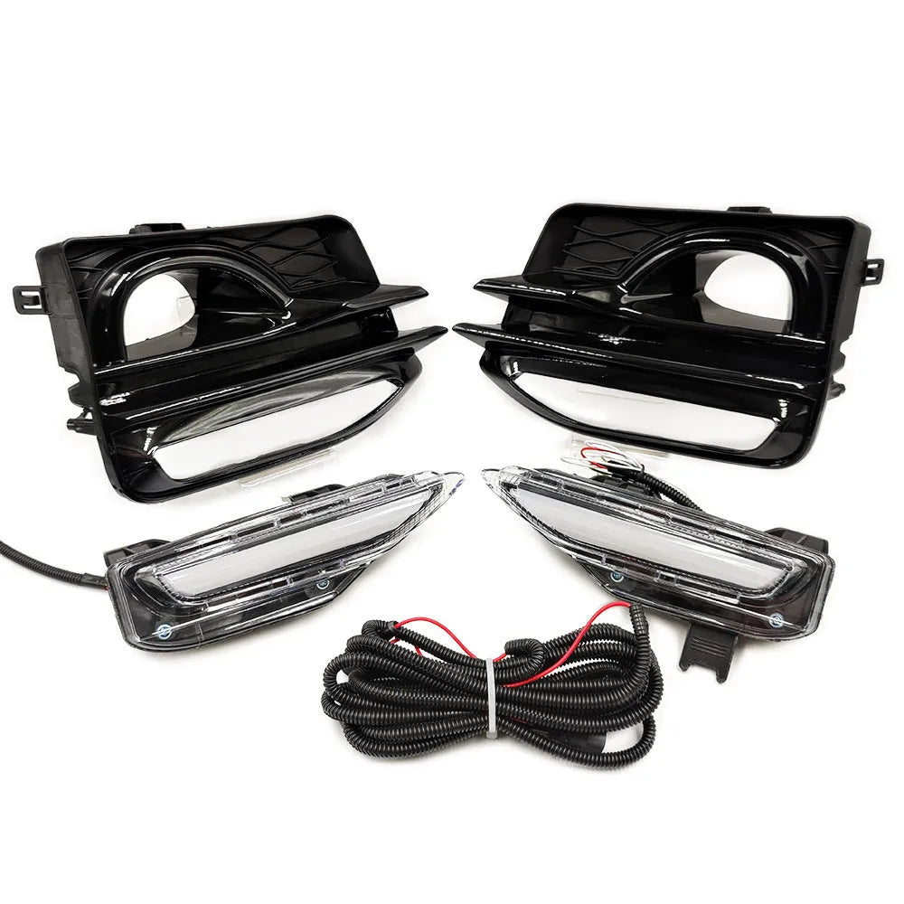 Infiniti Q50 Q50L Q70 front bumper LED daytime running and turn signal light replacement unit