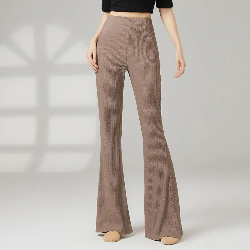 Women's classical dance practice trousers in polyester available in five solid colours