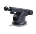 Universal car navigation phone bracket with telescopic adjustable rod and mounting base
