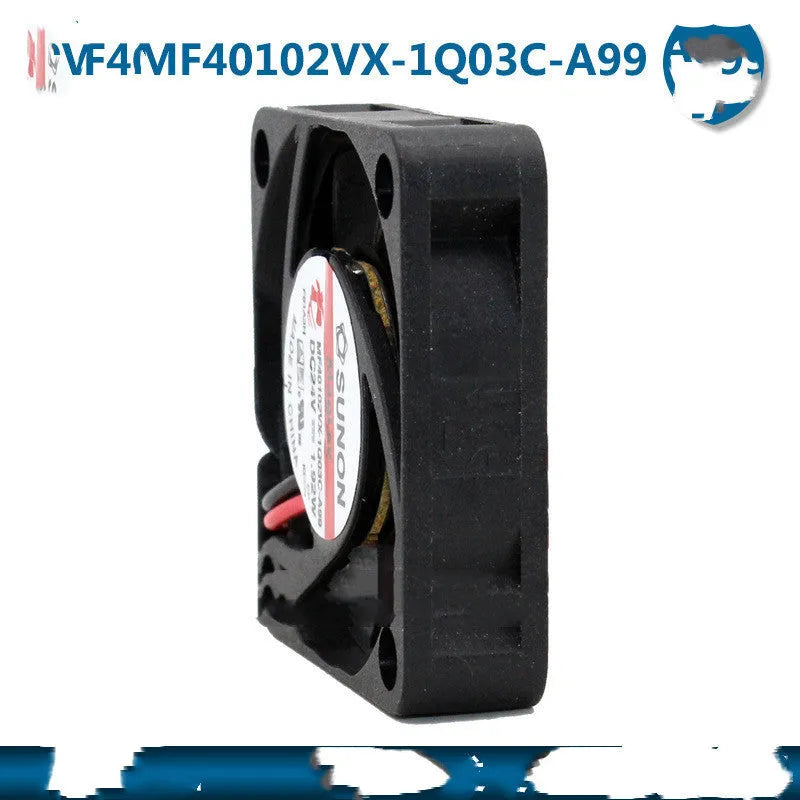 MF40102VX-1Q03C-A99 24V 4cm DC cooling fan with black plastic housing