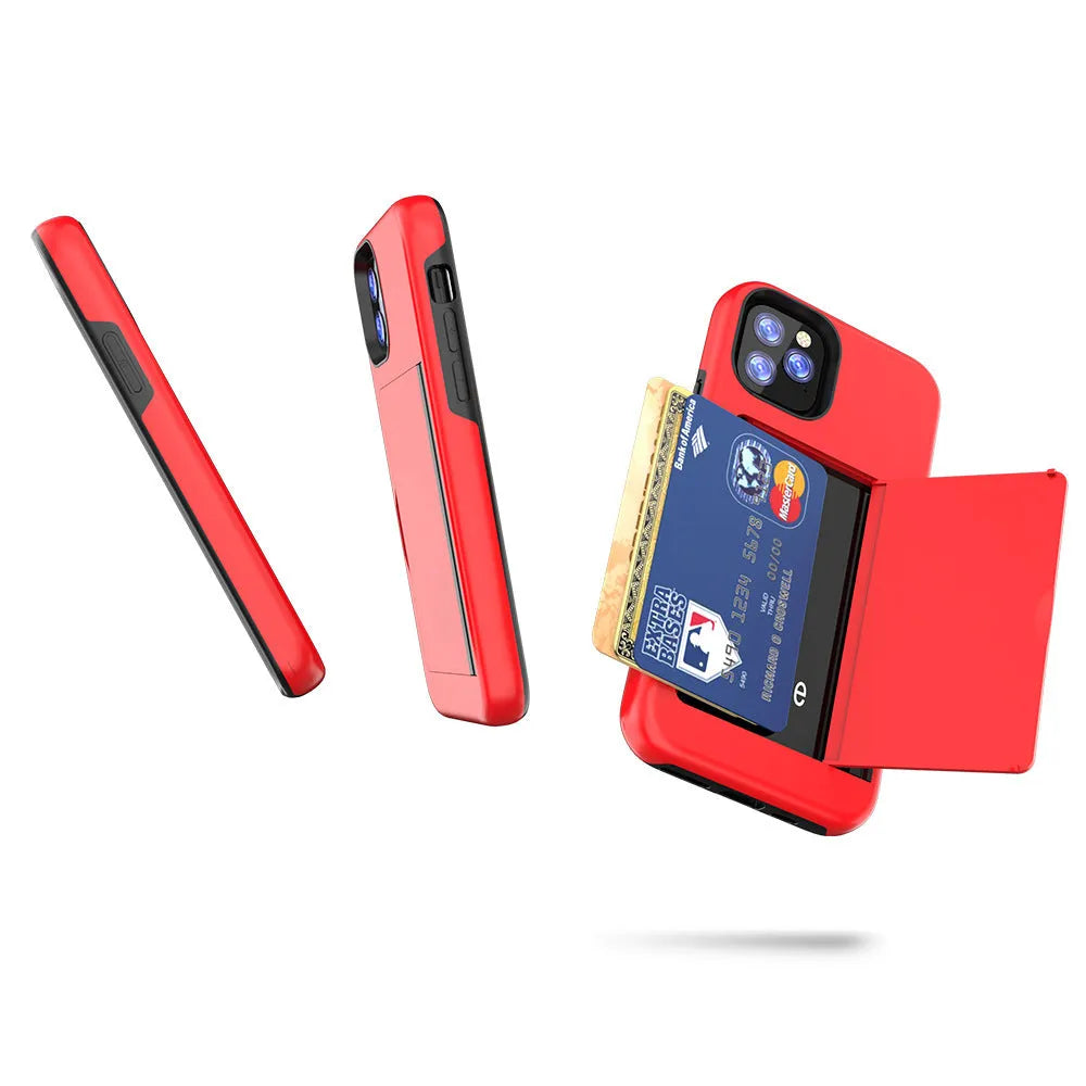 A solid-colour mobile phone case for Apple iPhone 11 models, shown in black.