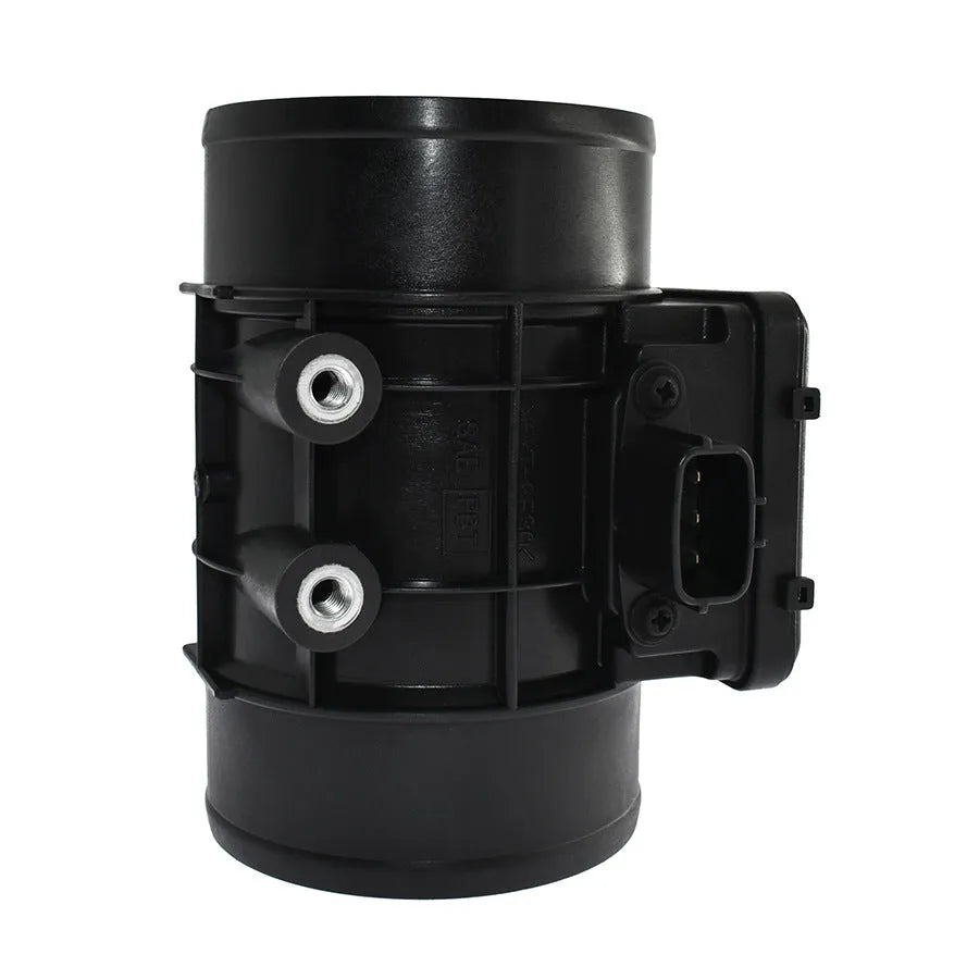 Black plastic air flow meter with standard specifications for automotive use