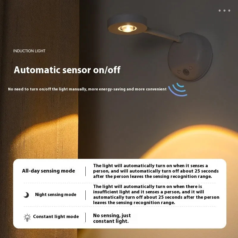 Geometric design rechargeable wireless wall lamp with remote control in black finish