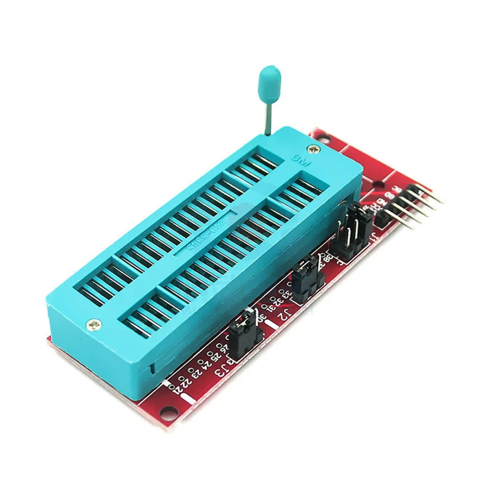 ICD2-compatible PIC programmer burner unit with KIT3 and KIT3.5 burning sockets.