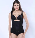 Adjustable zipper waist shaper trimmer in Black, Blue, Purple, Red sizes S to 3XL polyester spandex