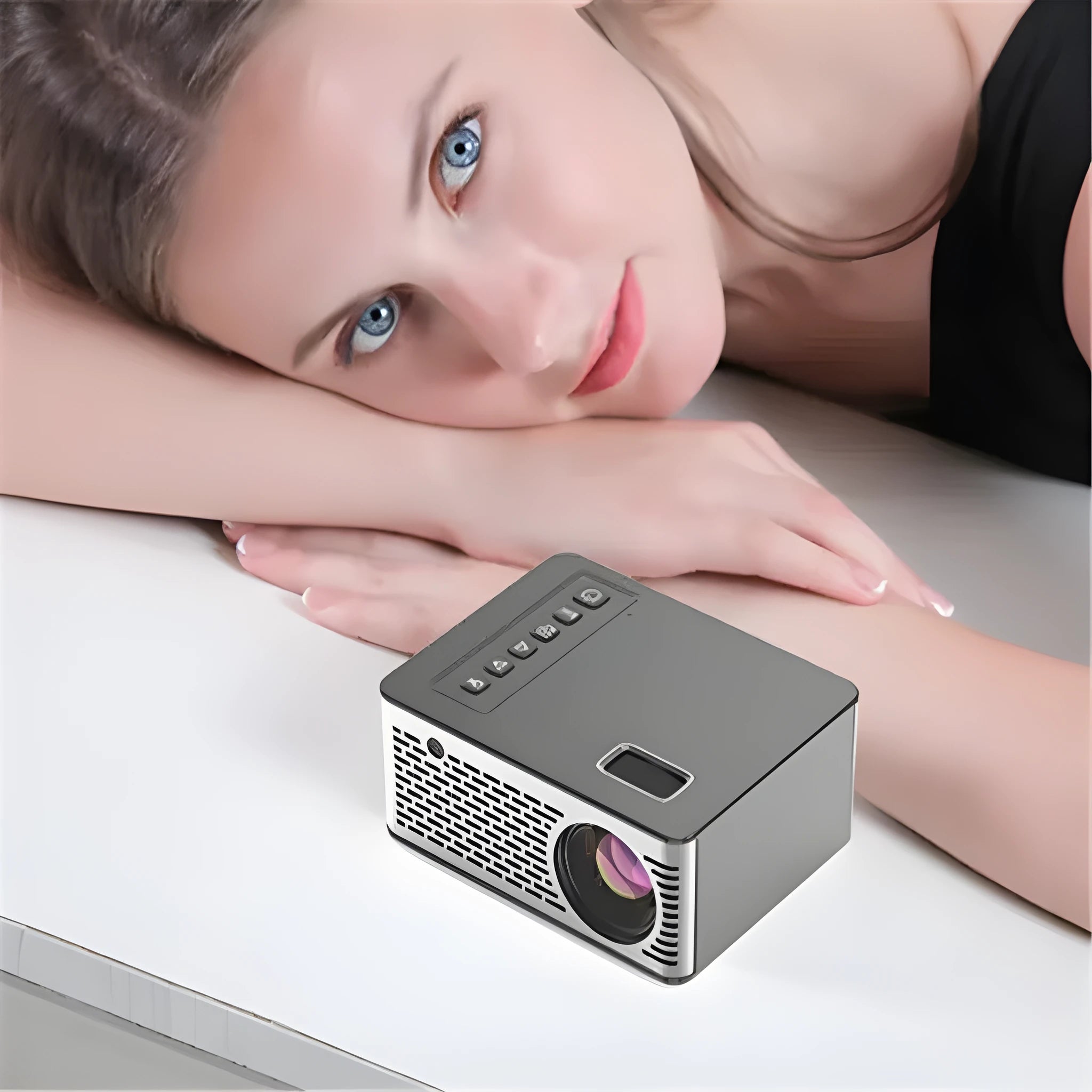 Projector USB smart projector orthographic front projection 320x240 resolution 20W with plug options