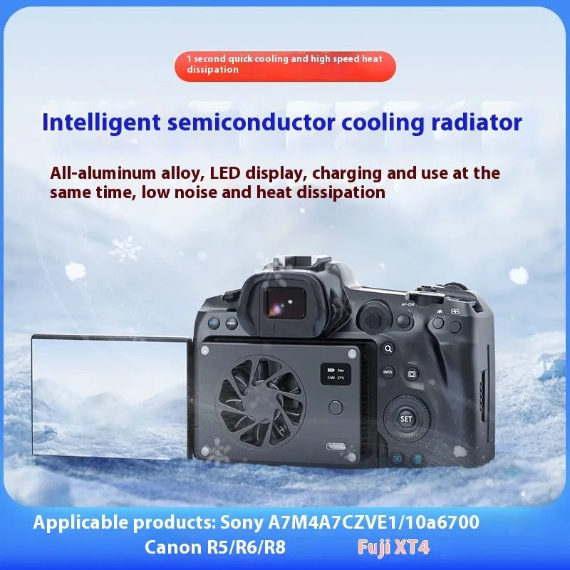 Black aluminium alloy PC CPU cooling radiator with integrated fan