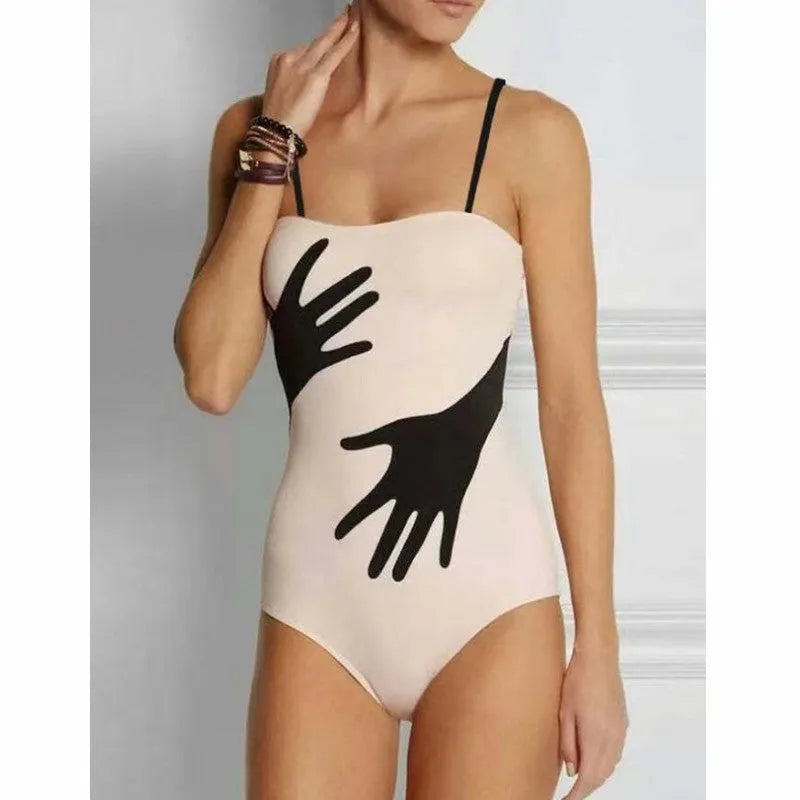 Women's one-piece bikini swimsuit with gauze tulle skirt in one-piece bikini gauze dress colour