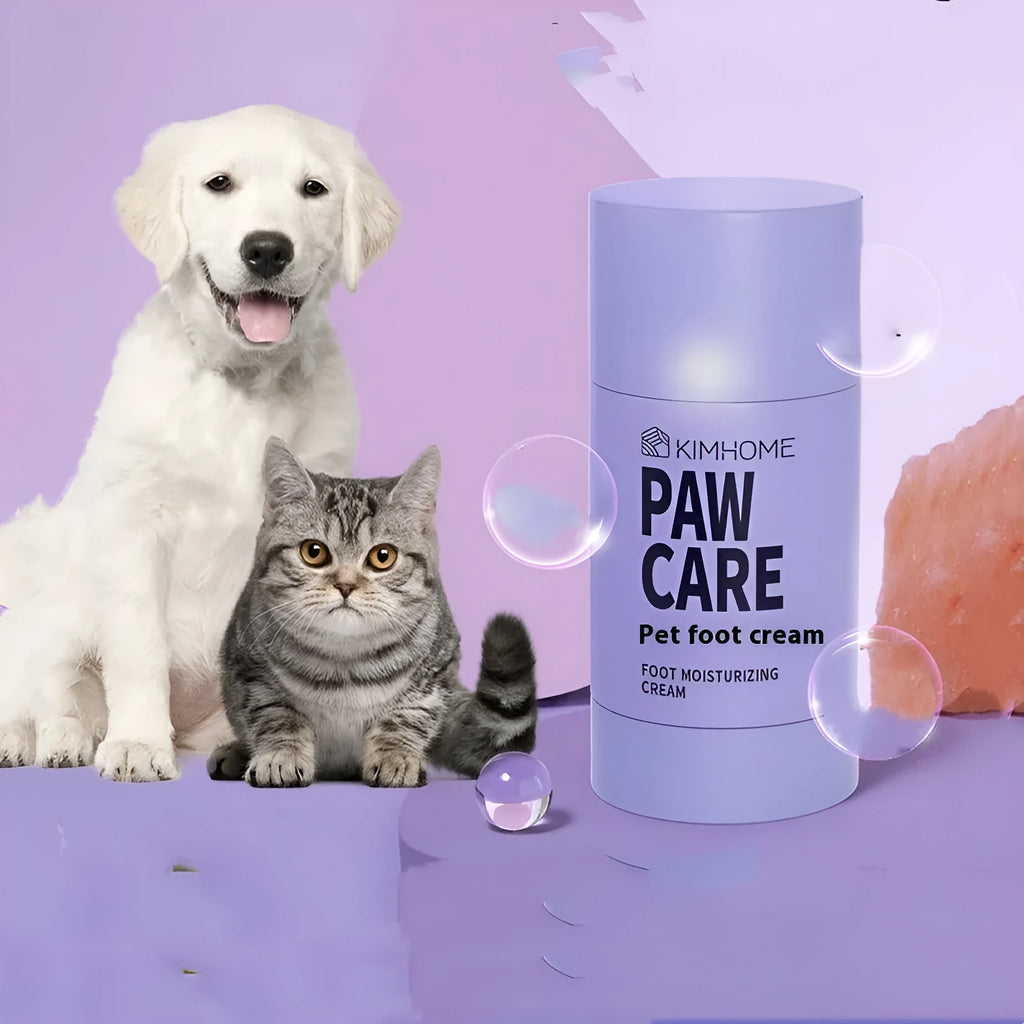 40g tube of pet foot moisturising cream with Brazil palm wax for cat and dog paw care.