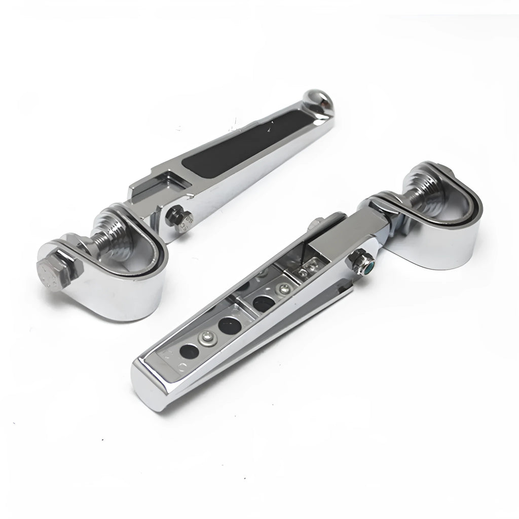 Aluminium alloy motorcycle gear shift pedal lever with rubber grip in silver finish