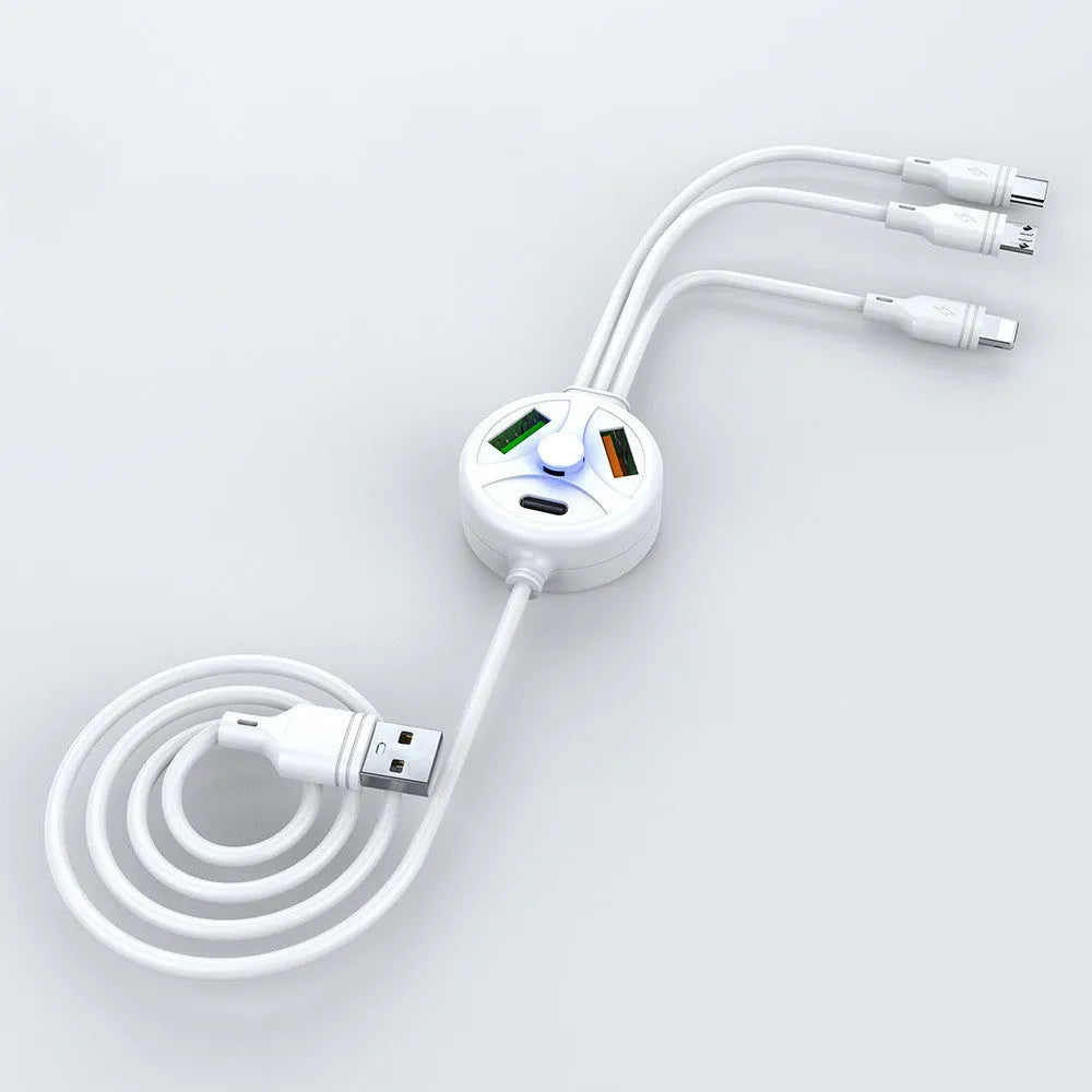 1.2 metre USB charging cable with PD fast charge and high temperature resistant PVC material