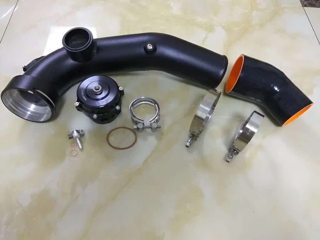 50mm intake pipe kit for N54 E88 E90, one intake pipe set in neutral carton, 2.087kg