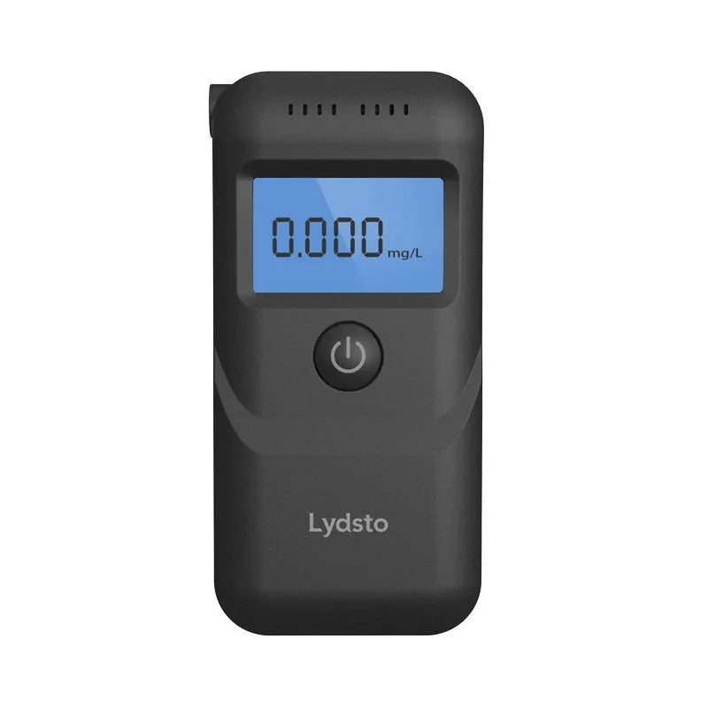 Black HD-JJCSY01 household alcohol breath tester for personal sobriety checking