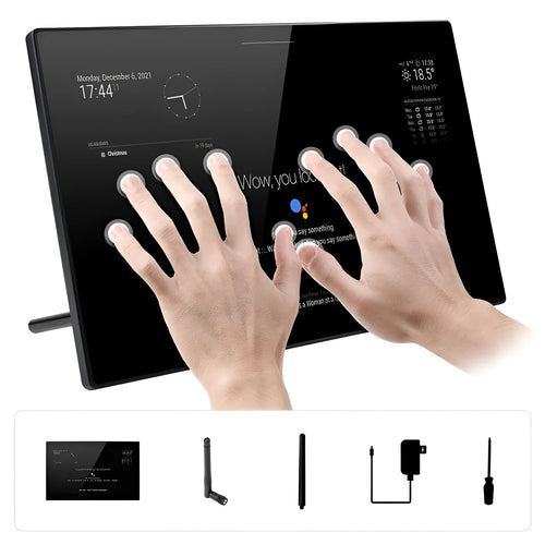 13.3-inch touch display with integrated Raspberry Pi CM4 computer board in ABS housing