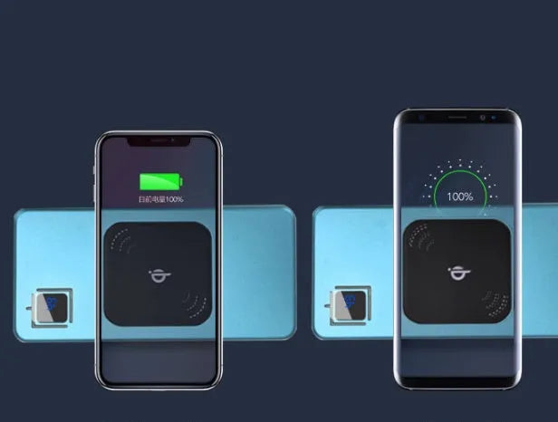 Black mobile power bank with LCD display showing battery percentage, alloy casing