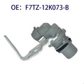 Ford CMP camshaft position sensor part number F7TZ12K073B with automotive electrical connectors
