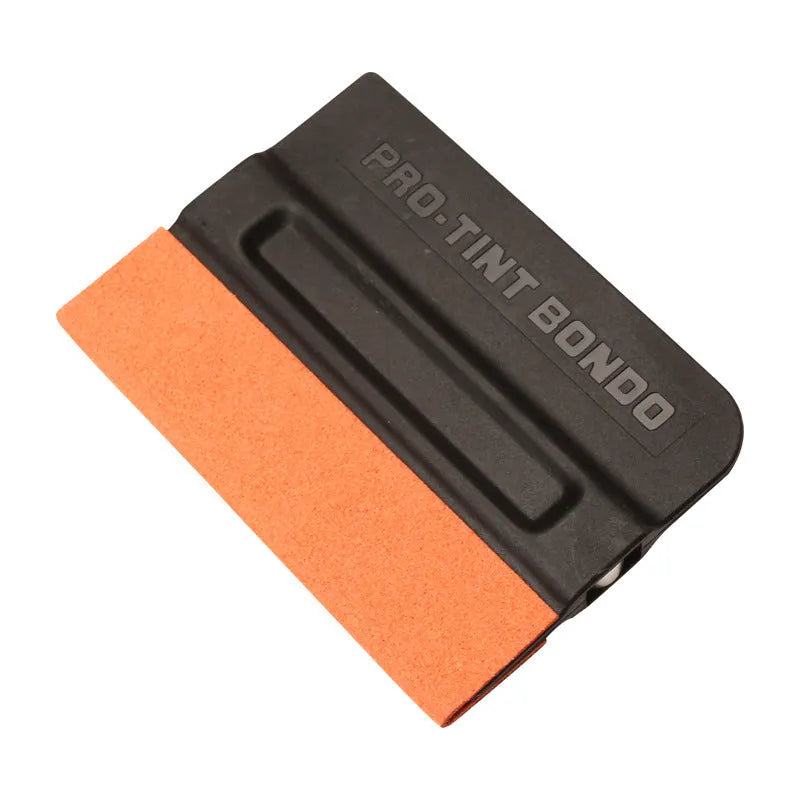 ABS plastic car colour changing film scraper with deerskin and wool scraping options