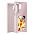 Four-colour NFC e-ink screen phone case for Samsung S24+ with black tempered glass backplate and electroplated finish