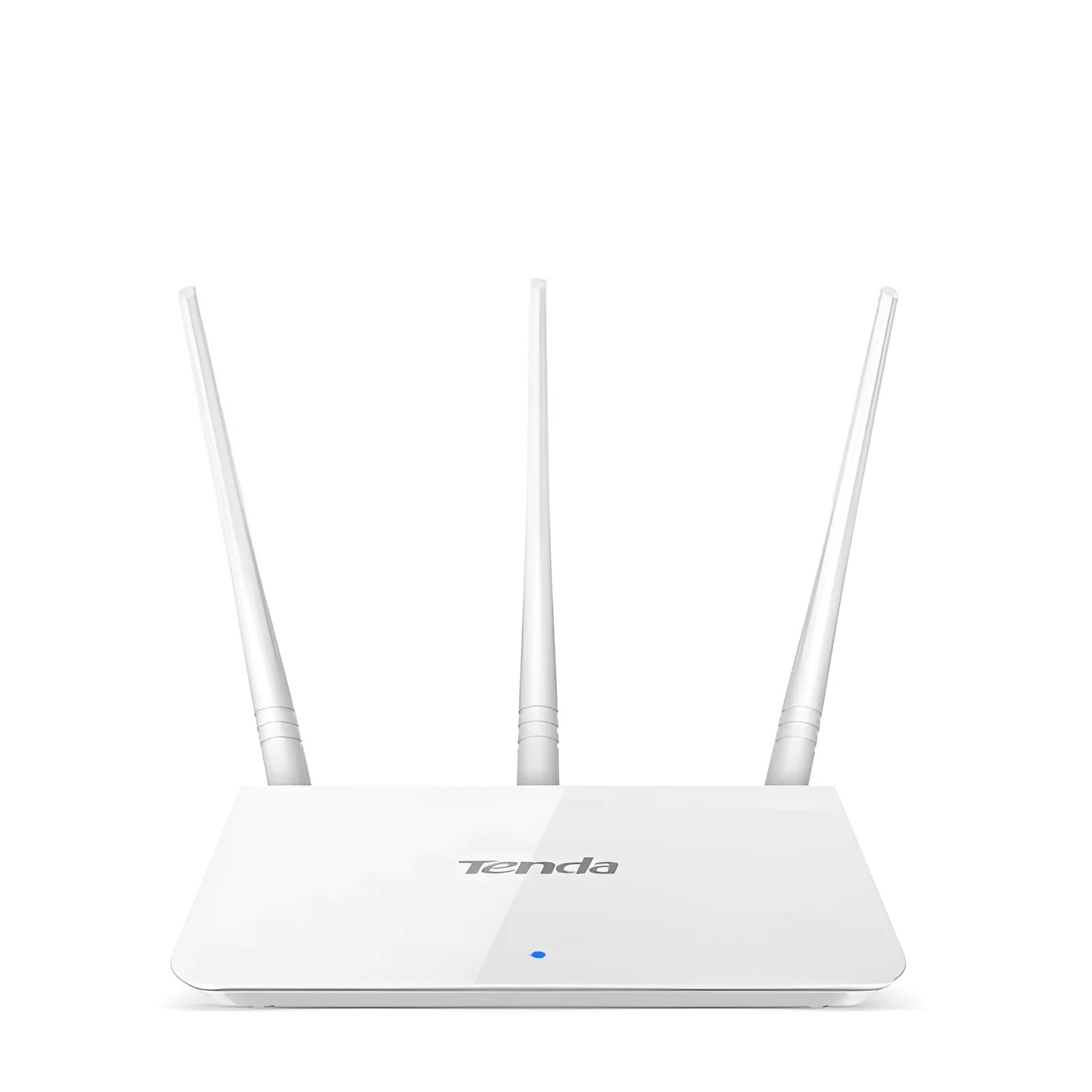 White wireless router with dual-band 2.4G and 5G support for broadband connections