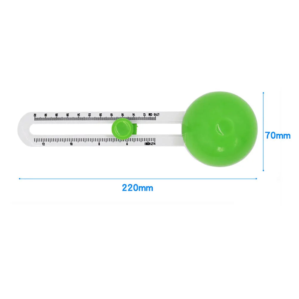 Plastic round paper cutter in orange or green colour with A3 maximum cutting capacity