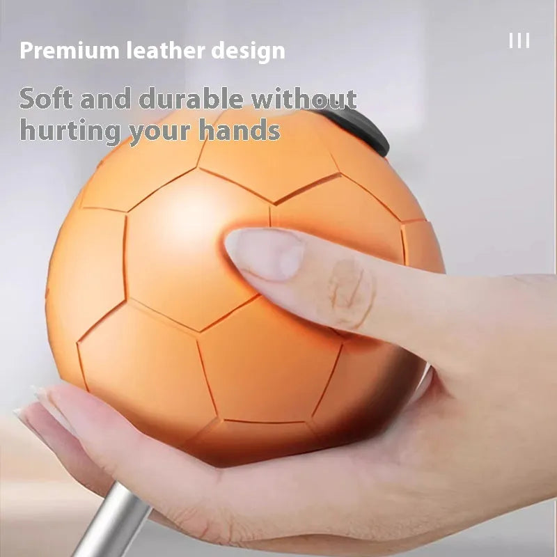 Vertical boxing reaction ball with roly-poly mechanism and focus mitts in grey and orange colour options