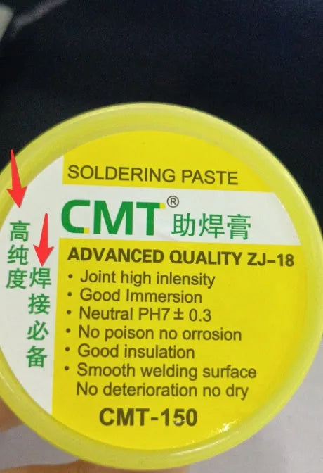 High purity rosin block soldering flux paste for electric soldering iron, 50g and 85g tubes