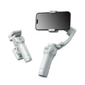 Grey nylon portable folding intelligent gimbal for smartphone video stabilisation