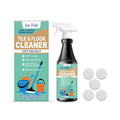 237ml floor cleaner spray bottle with cleaning tablets for hard surface cleaning