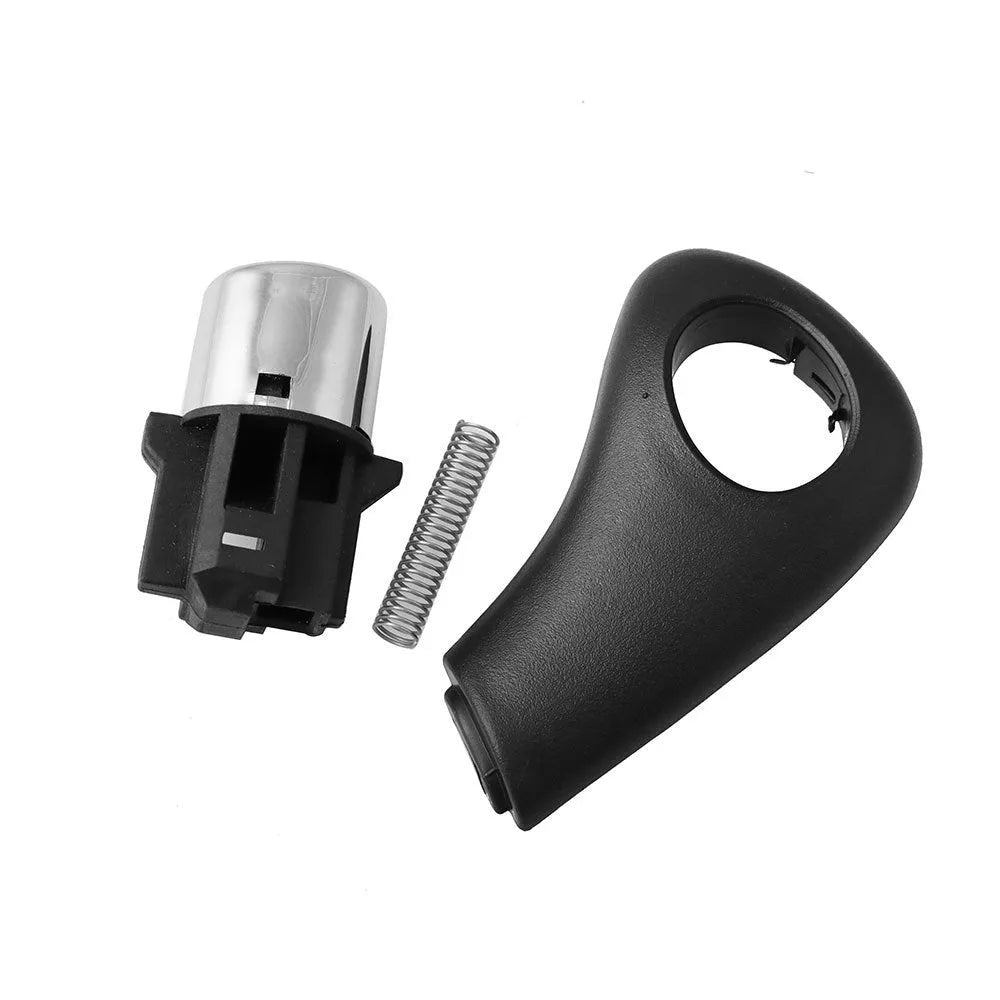 Black plastic shift button assembly kit for Honda Accord 2003-2005 gear shifter replacement