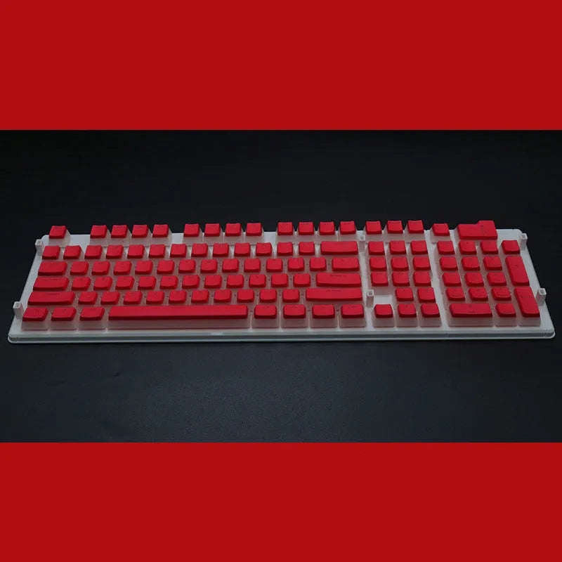 Pudding 108 key double skin PBT cream translucent keycap set for mechanical keyboard in multiple colours