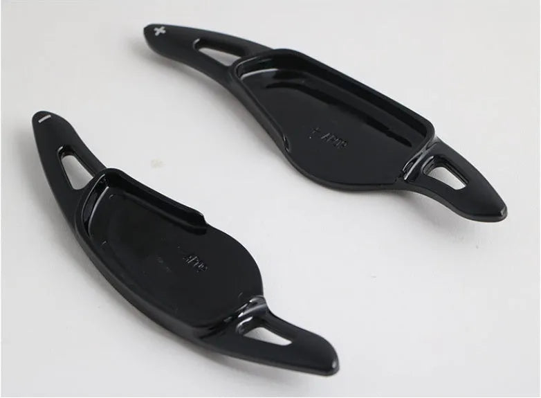 Carbon fibre steering wheel shift paddle interior modification in five colour options