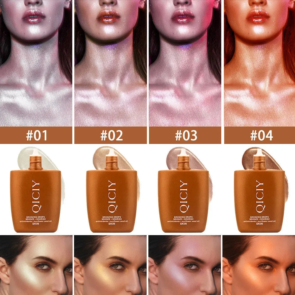 30ML face and body contour liquid cream with brightening formula in four shade options