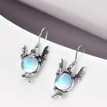 European American fashion twelve zodiac flying dragon earrings in zinc alloy, unisex design