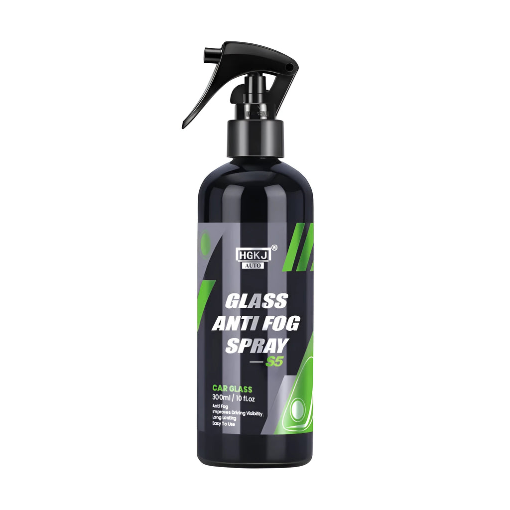 Car glass antifogging spray bottle in 100ml and 50ml sizes for windscreen mist prevention