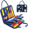 Felt learning early education board DIY action toy measuring 28x23x3cm in a multicolour style for hands-on preschool play
