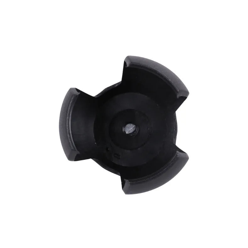 Black golf ball picker device with putter-style collecting seat and clip mechanism